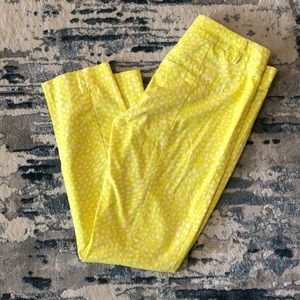 Gap Yellow Crop Pants